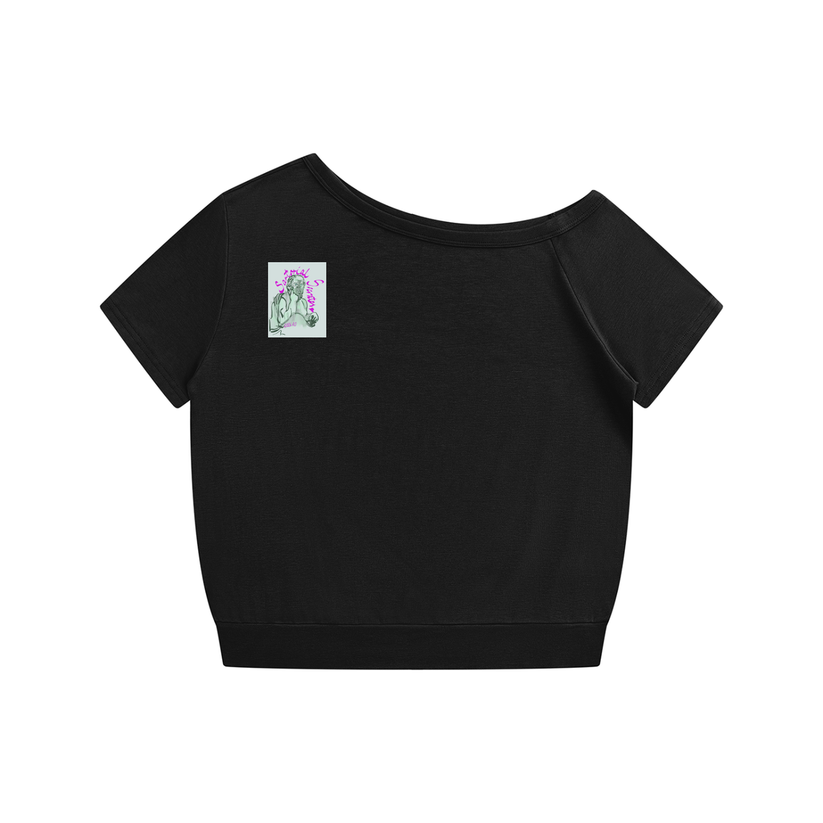 I'm With Solzhenitsyn Women's Off-the-Shoulder T-Shirt