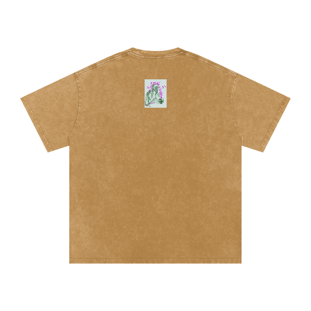 This. Guy. Snow Washed Oversized Cotton T-Shirt