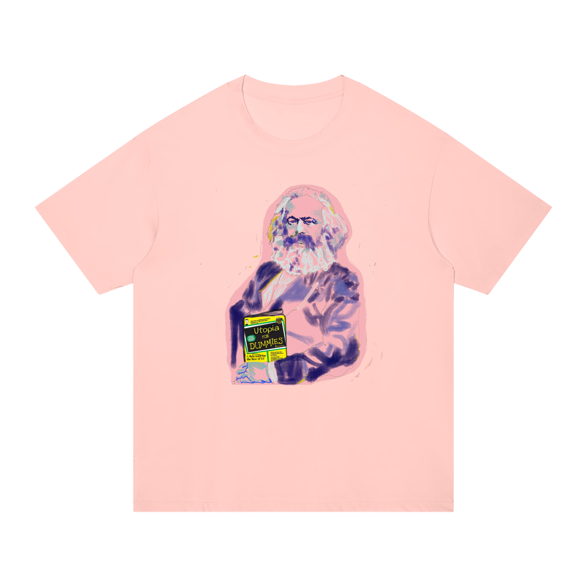 Utopia for Dummies Outline Unisex Regular Fit Cotton T-Shirt