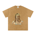 This. Guy. Big Logo Snow Washed Oversized Cotton T-Shirt