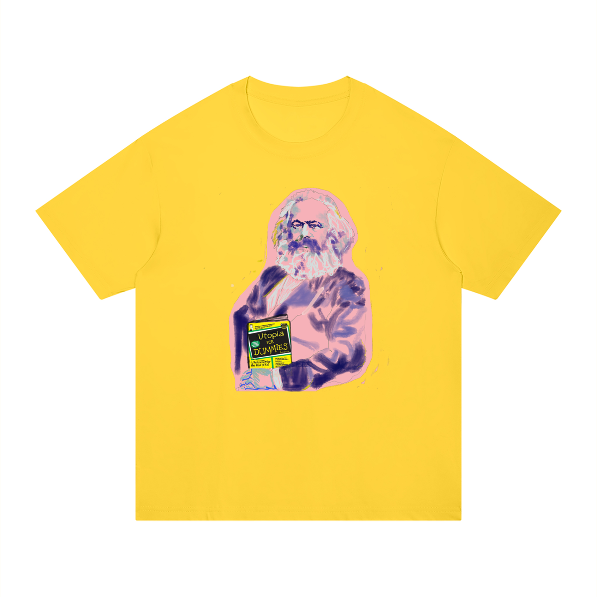 Utopia for Dummies Outline Unisex Regular Fit Cotton T-Shirt