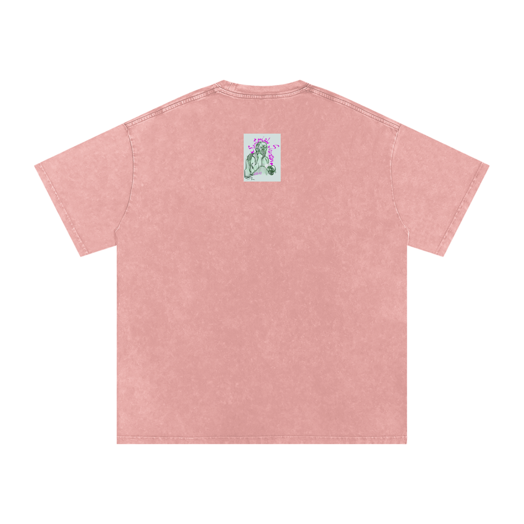 This. Guy. Snow Washed Oversized Cotton T-Shirt