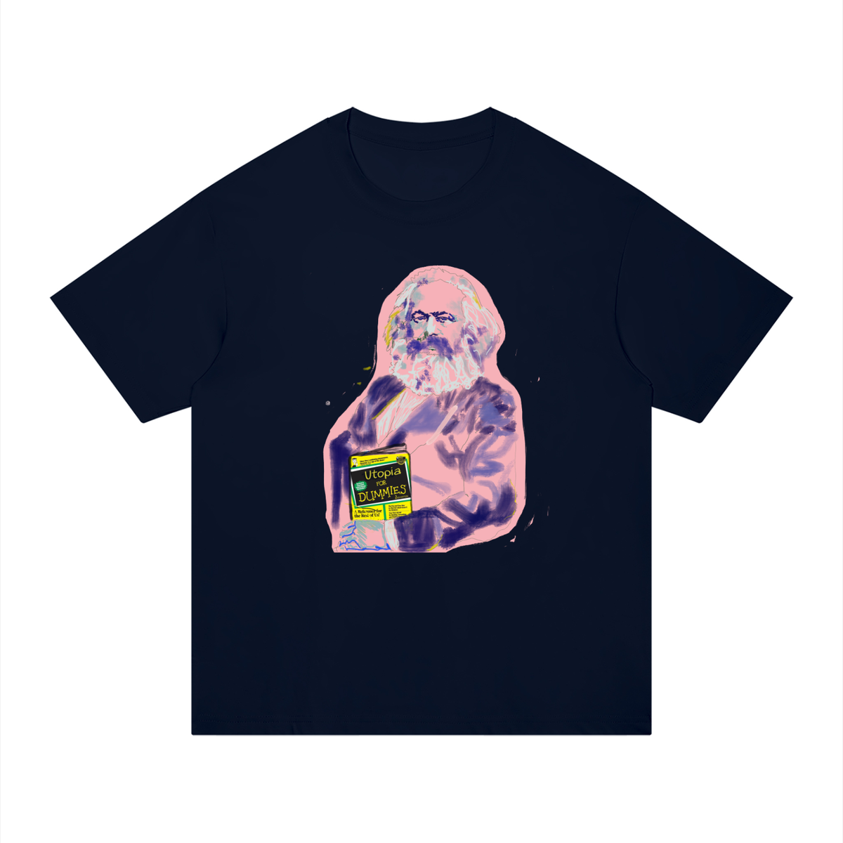 Utopia for Dummies Outline Unisex Regular Fit Cotton T-Shirt