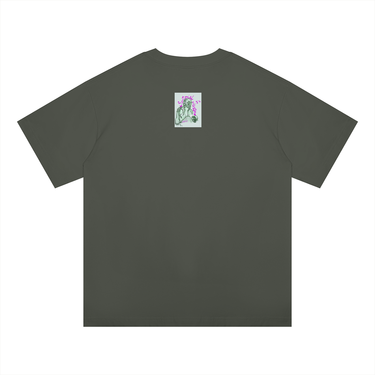 It Takes A Village Idiot Unisex Oversized Drop Shoulder T-Shirt