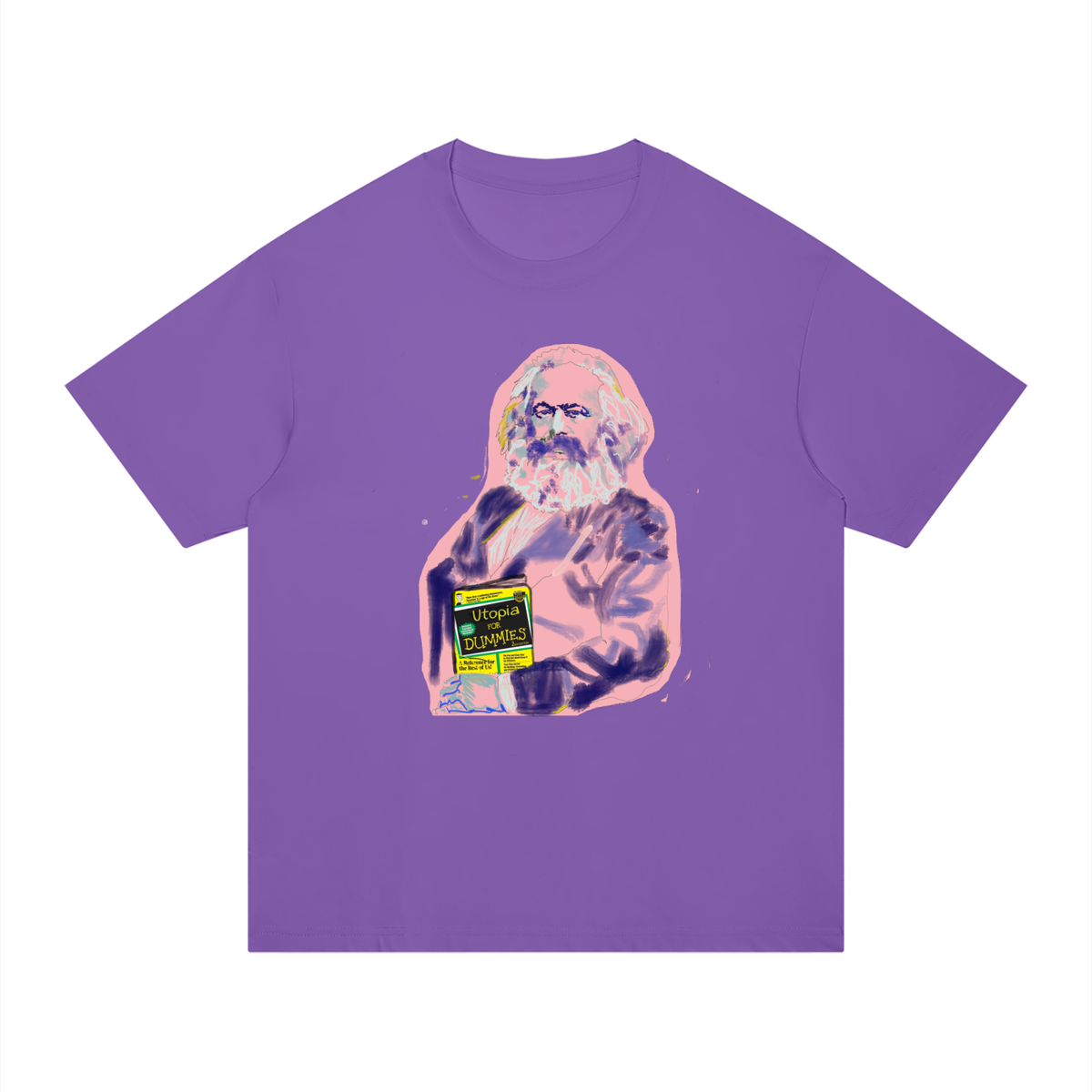 Utopia for Dummies Outline Unisex Regular Fit Cotton T-Shirt