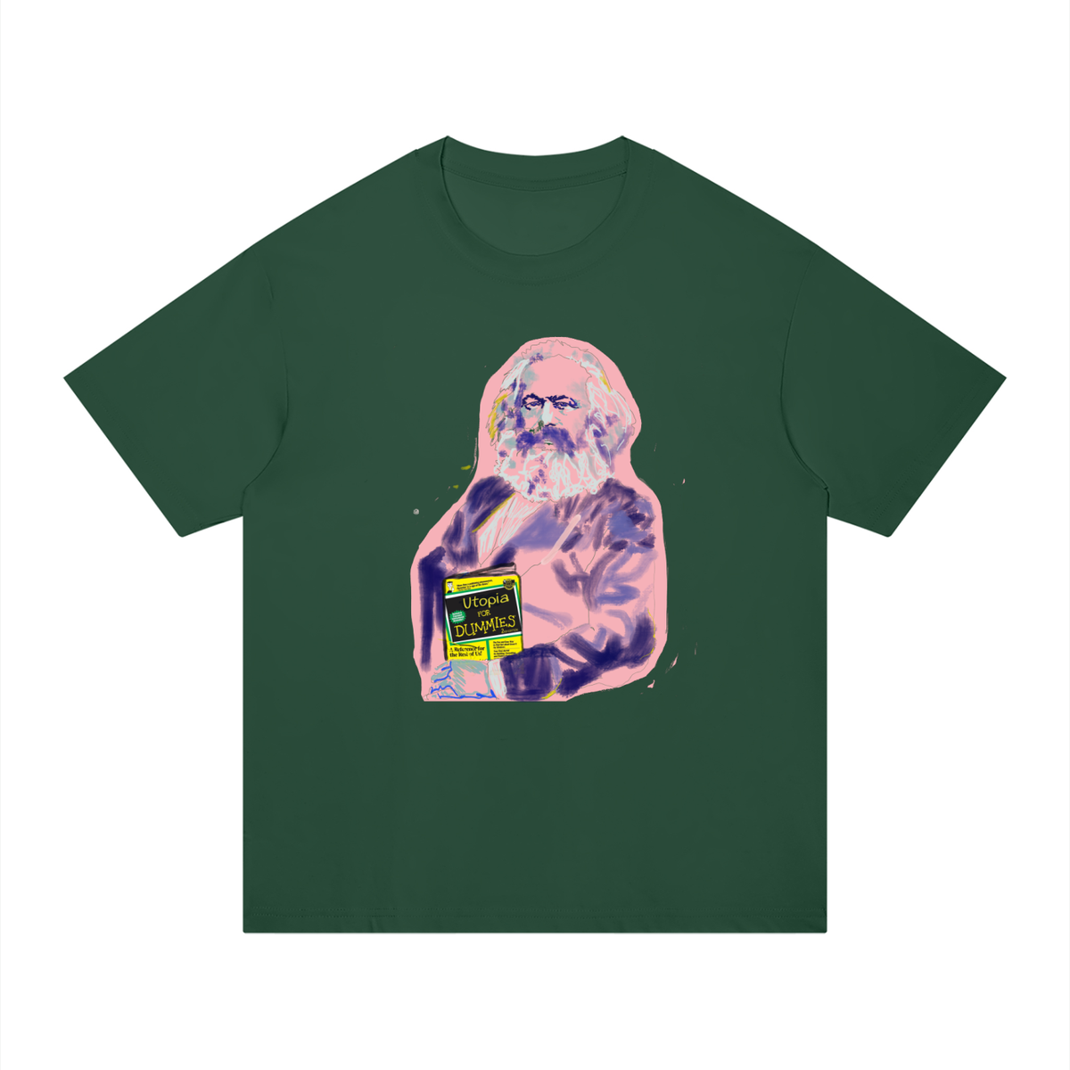 Utopia for Dummies Outline Unisex Regular Fit Cotton T-Shirt