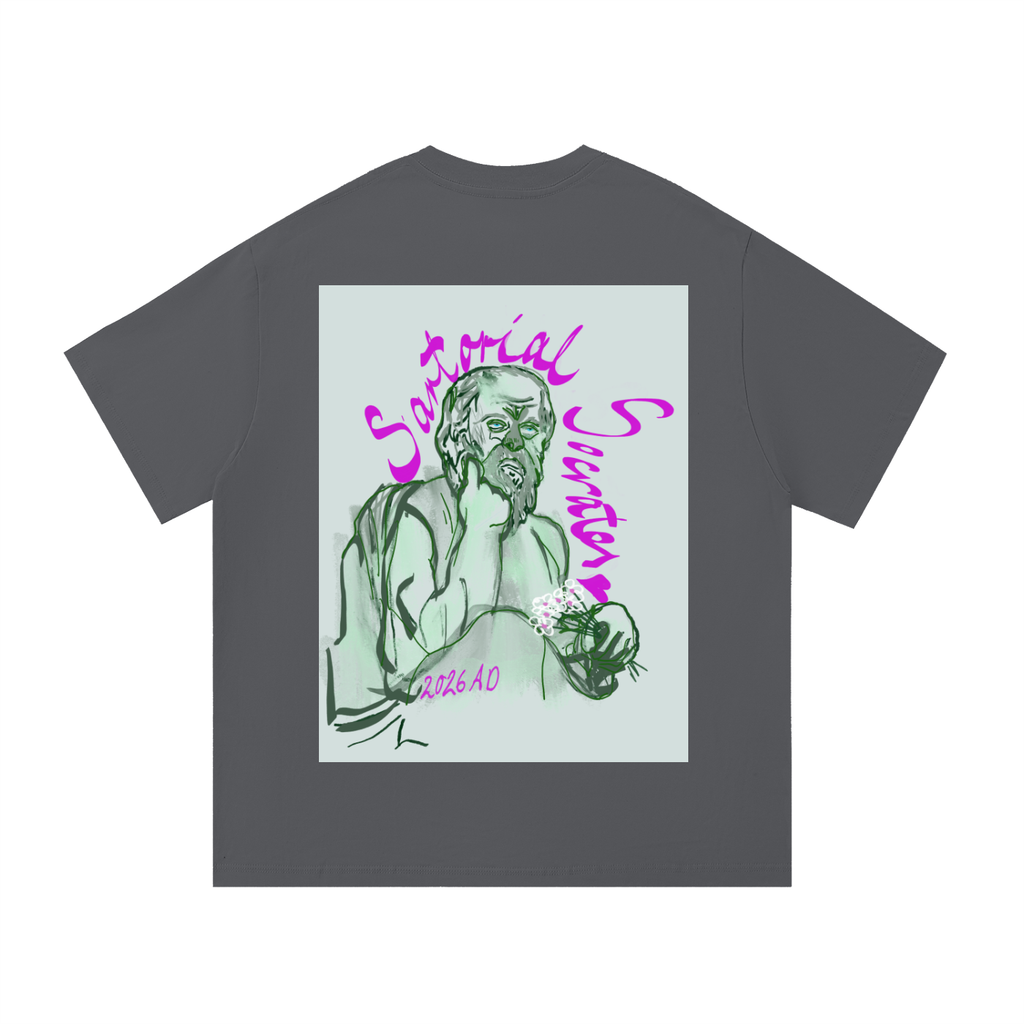 Mini Plato (Large Logo) Essential Cotton T-Shirt