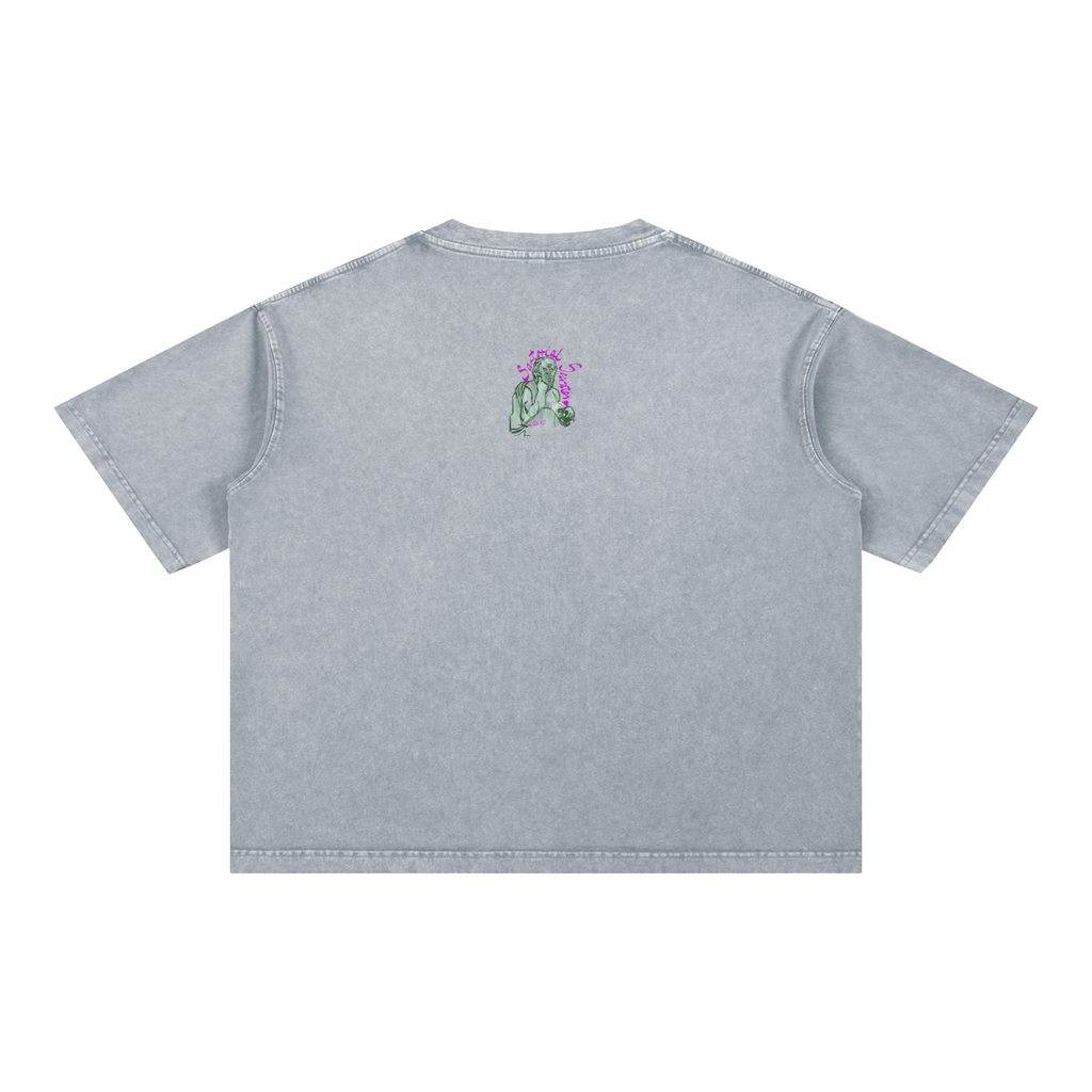 Live The Truth Mineral Wash Boxy Cotton T-Shirt