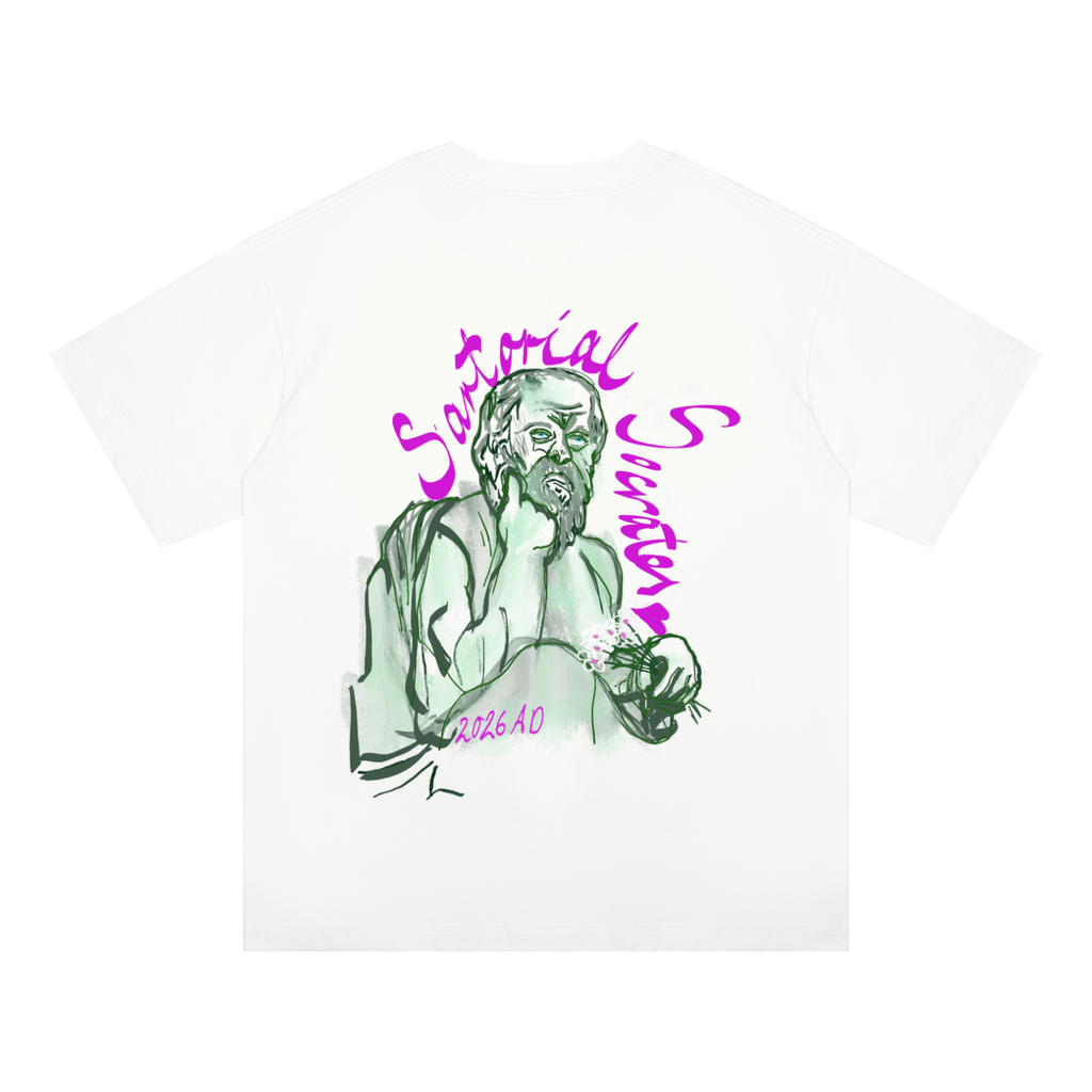 It Takes A Village Idiot Unisex Oversized Drop Shoulder T-Shirt