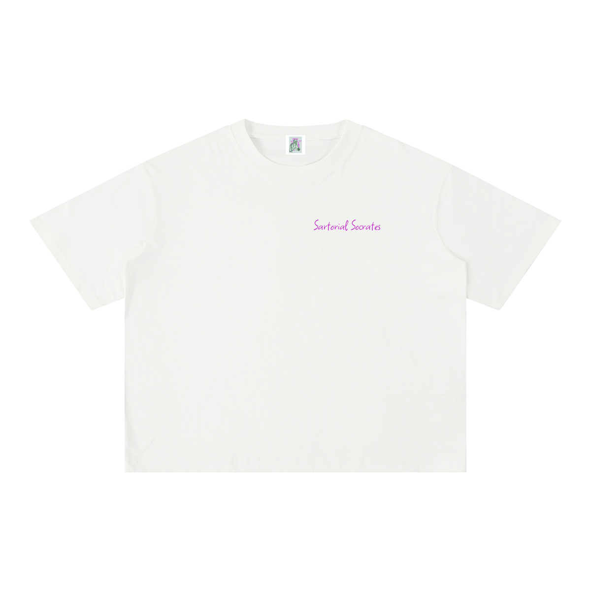 This. Guy. (Back print) Mineral Wash Boxy Cotton T-Shirt