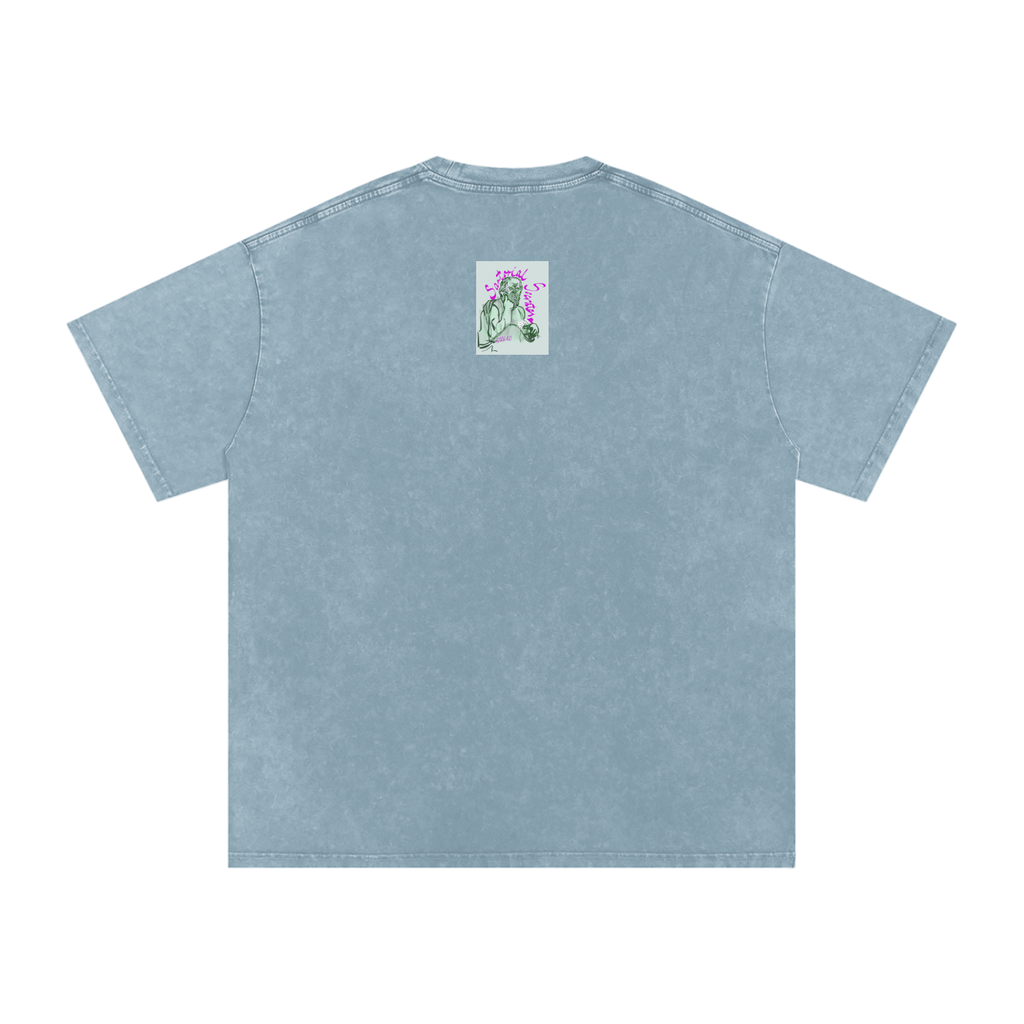 This. Guy. Snow Washed Oversized Cotton T-Shirt