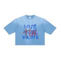 Live the Truth Unisex Vintage Wash Sunfade Boxy T-Shirt
