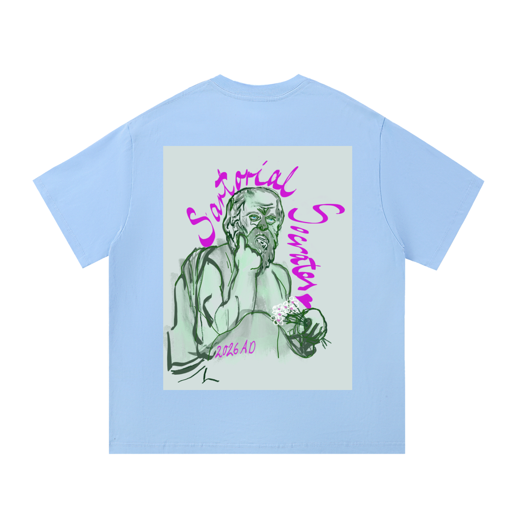 Mini Plato (Large Logo) Essential Cotton T-Shirt