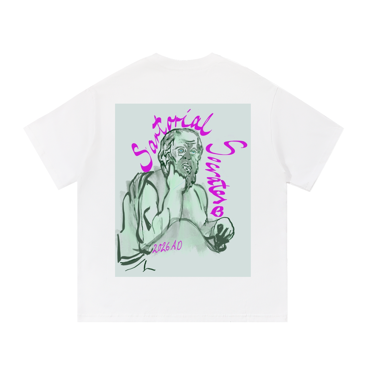 Sartorial Socrates Logo Essential Cotton T-Shirt