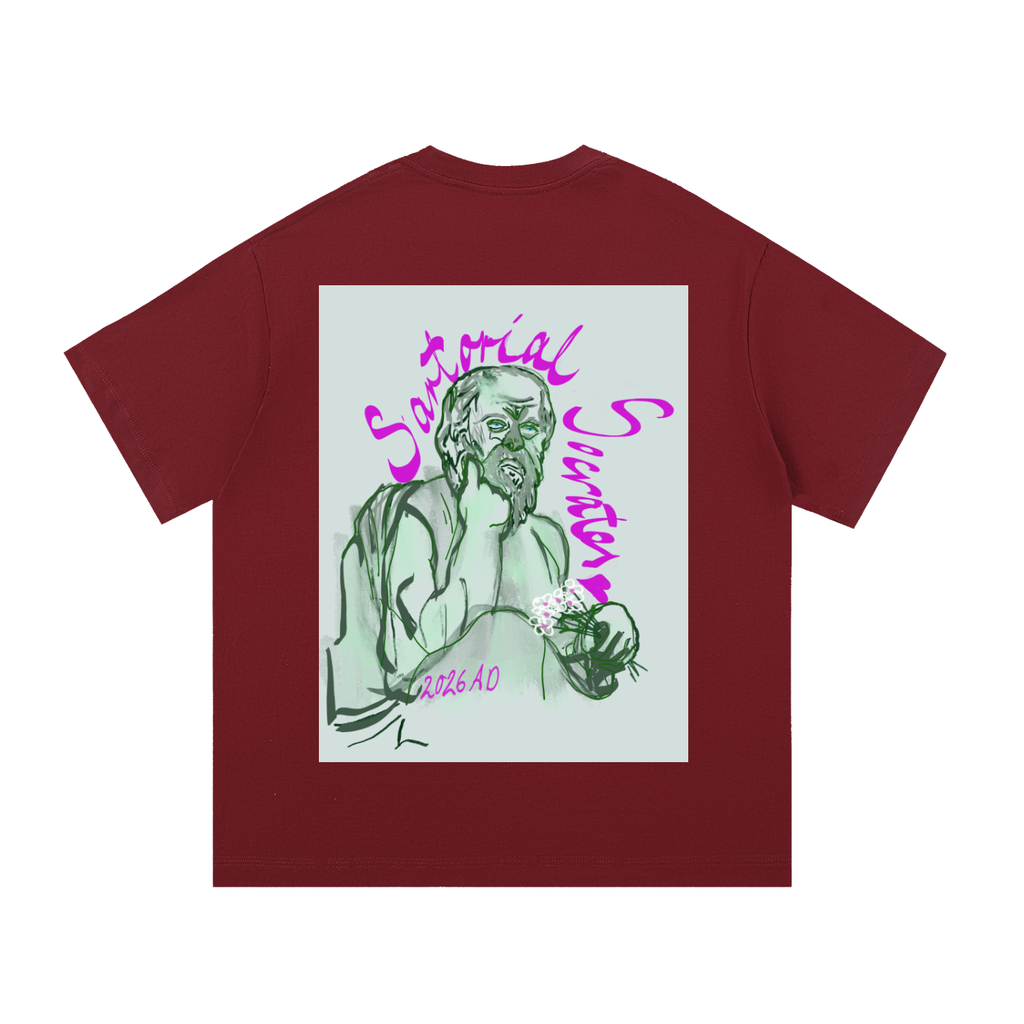 Mini Plato (Large Logo) Essential Cotton T-Shirt