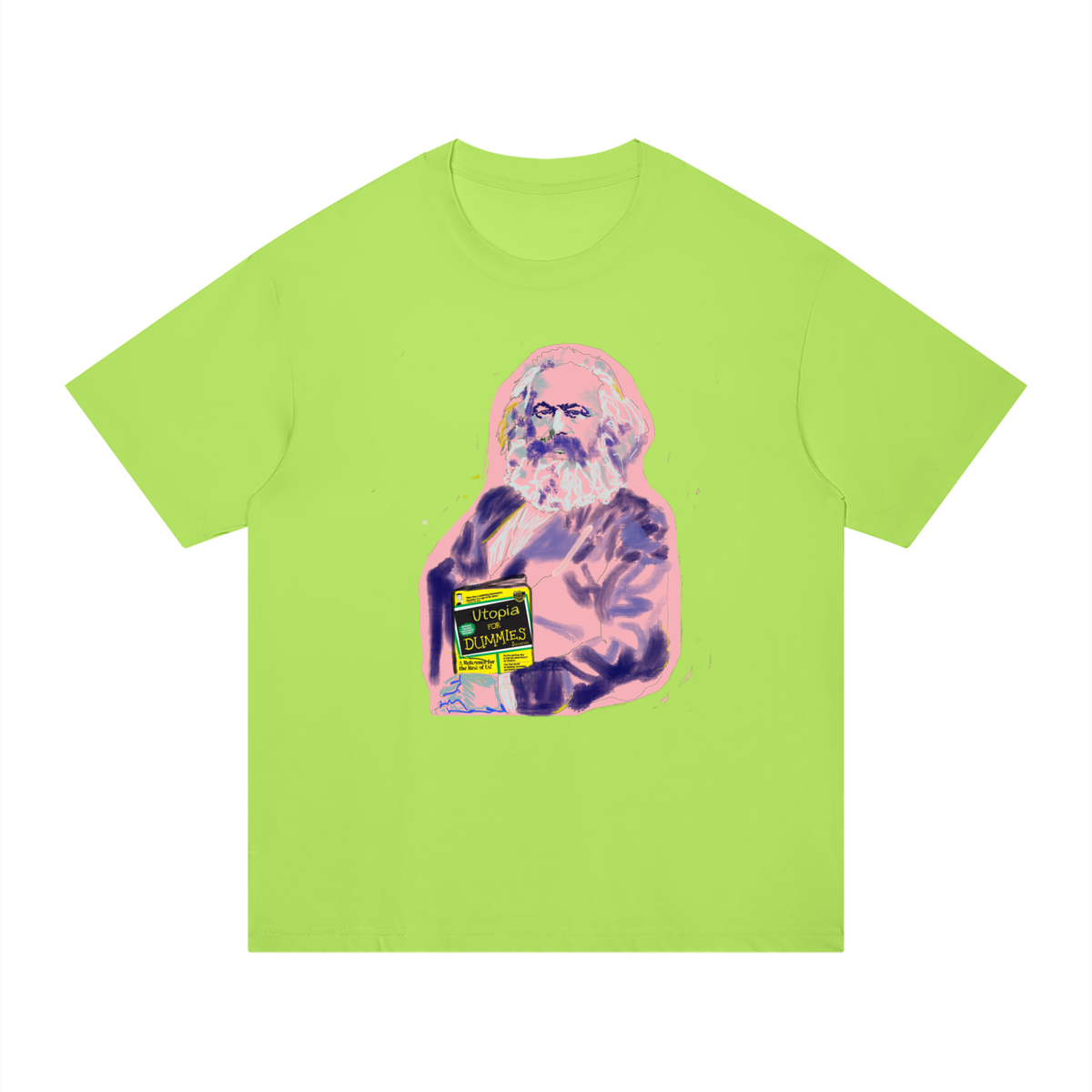 Utopia for Dummies Outline Unisex Regular Fit Cotton T-Shirt