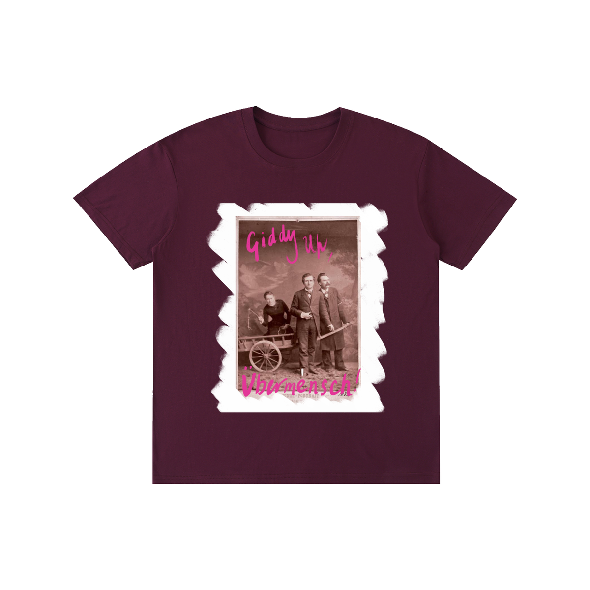 Giddy Up, Unbermensch! Pure Cotton Unisex T-Shirt