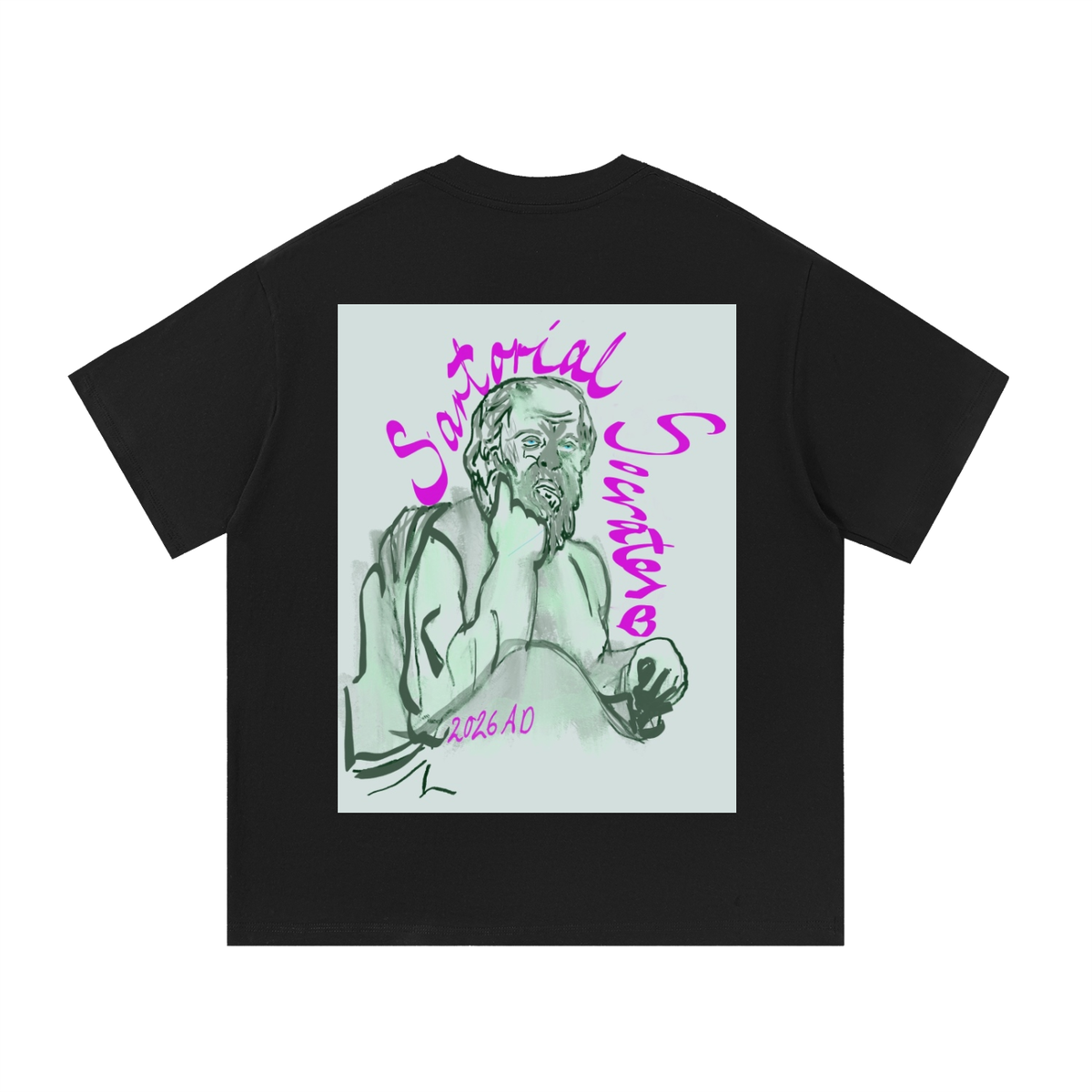 Sartorial Socrates Logo Essential Cotton T-Shirt