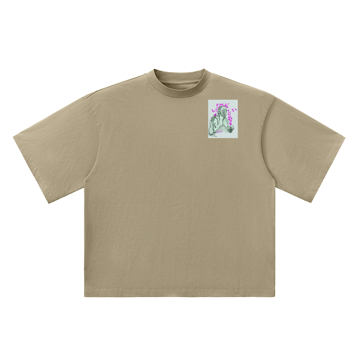 This. Guy. (Back) Oversized Drop Shoulder T-Shirt