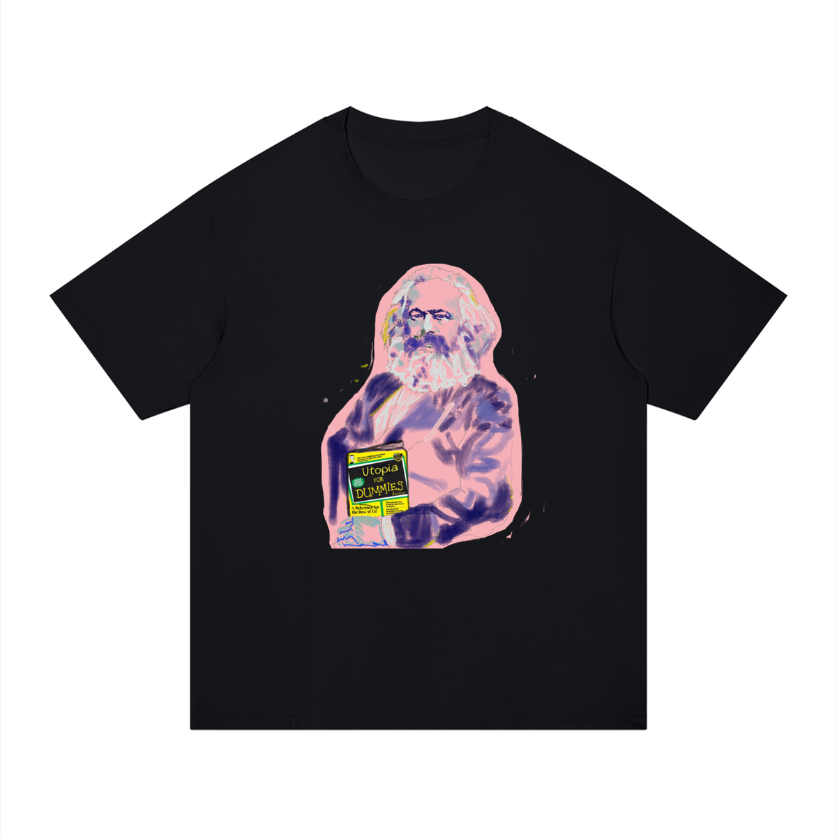 Utopia for Dummies Outline Unisex Regular Fit Cotton T-Shirt