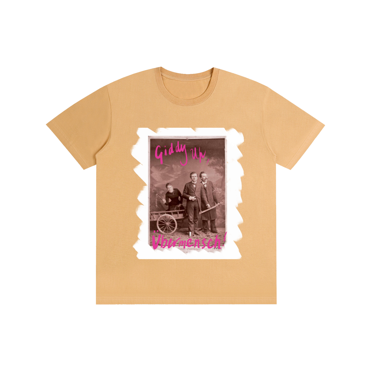 Giddy Up, Unbermensch! Pure Cotton Unisex T-Shirt