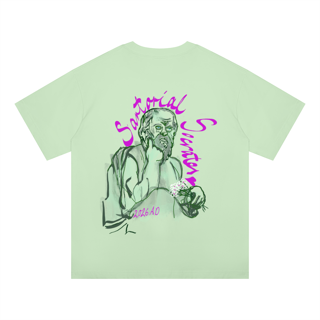 It Takes A Village Idiot Unisex Oversized Drop Shoulder T-Shirt