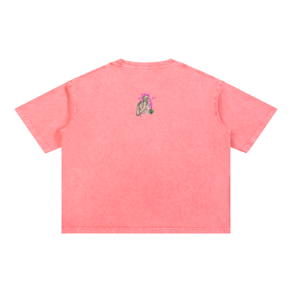 Live The Truth Mineral Wash Boxy Cotton T-Shirt