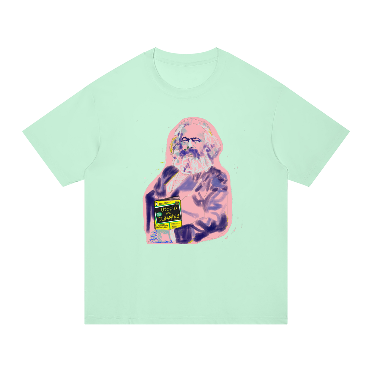 Utopia for Dummies Outline Unisex Regular Fit Cotton T-Shirt