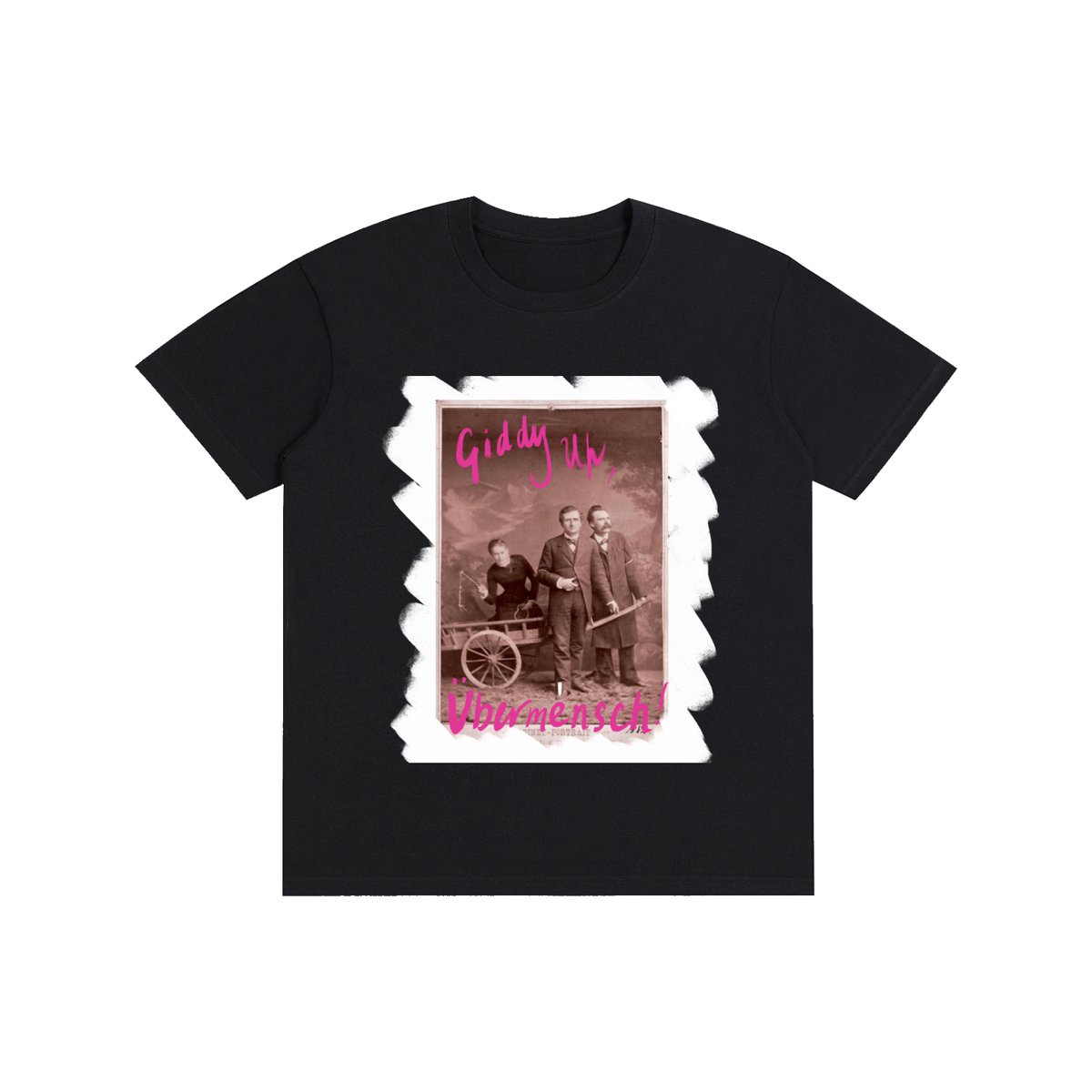 Giddy Up, Unbermensch! Pure Cotton Unisex T-Shirt