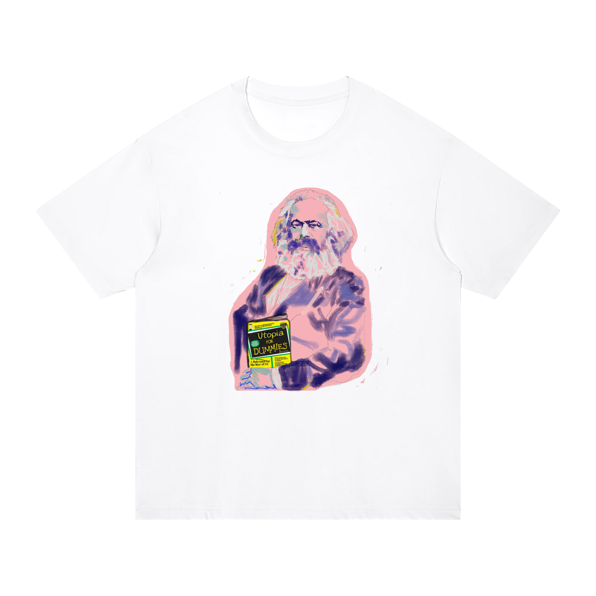 Utopia for Dummies Outline Unisex Regular Fit Cotton T-Shirt
