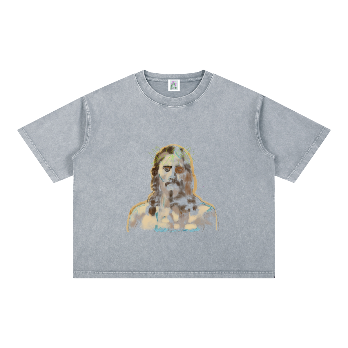 This. Guy. Mineral Wash Boxy Cotton T-Shirt