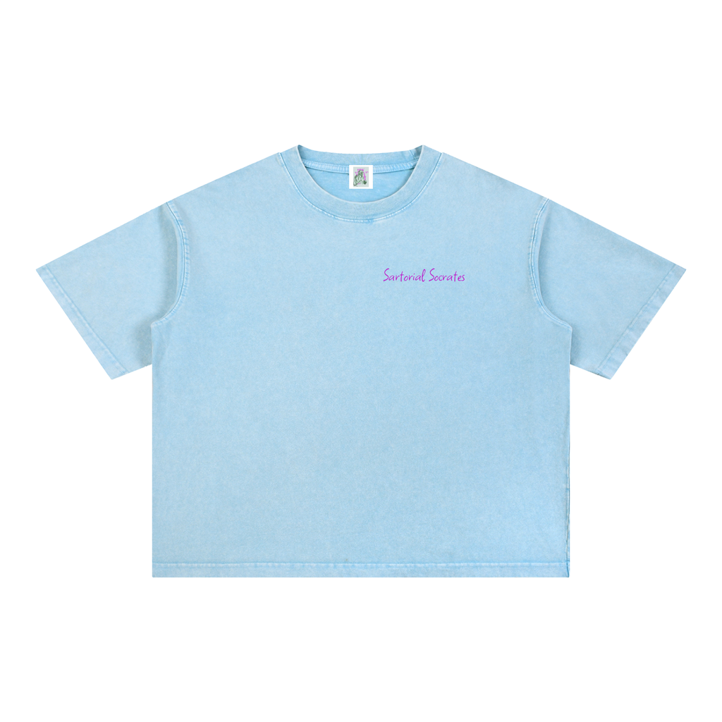 This. Guy. (Back print) Mineral Wash Boxy Cotton T-Shirt