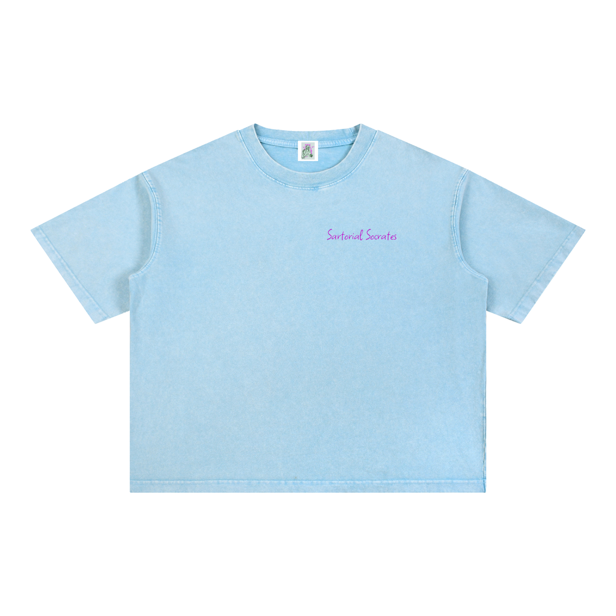 This. Guy. (Back print) Mineral Wash Boxy Cotton T-Shirt