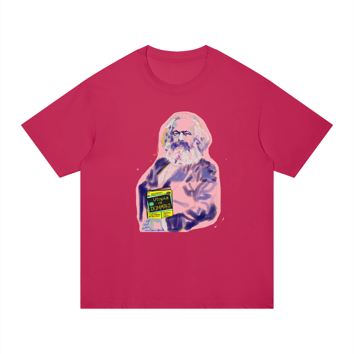 Utopia for Dummies Outline Unisex Regular Fit Cotton T-Shirt