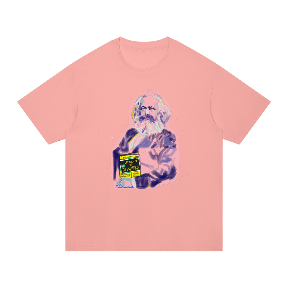 Utopia for Dummies Outline Unisex Regular Fit Cotton T-Shirt