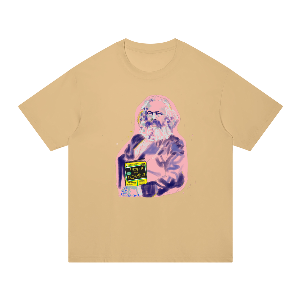 Utopia for Dummies Outline Unisex Regular Fit Cotton T-Shirt