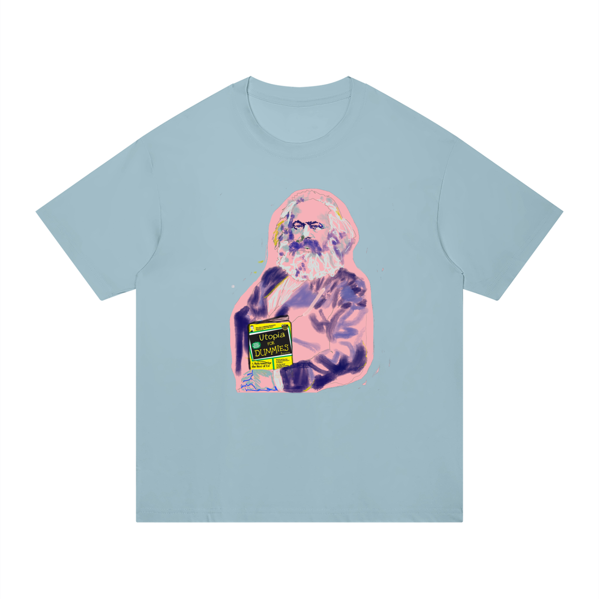 Utopia for Dummies Outline Unisex Regular Fit Cotton T-Shirt