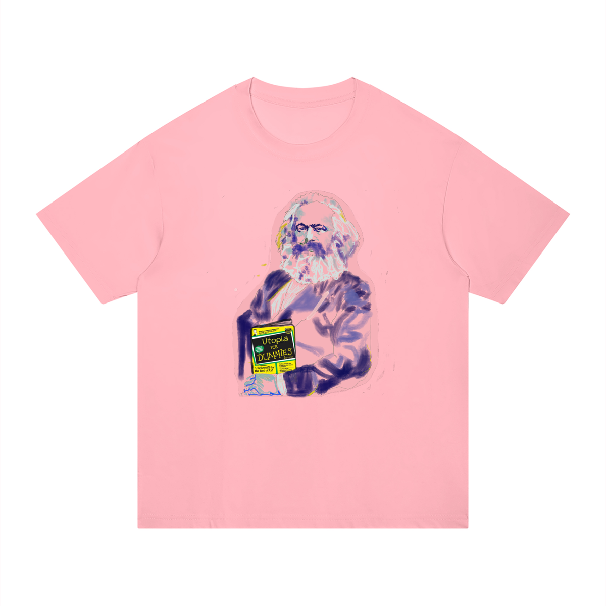 Utopia for Dummies Outline Unisex Regular Fit Cotton T-Shirt
