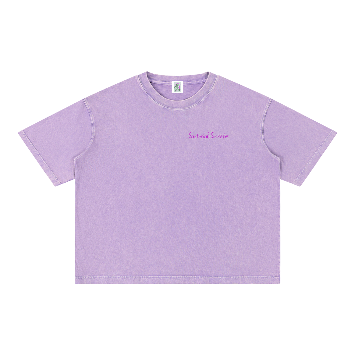 This. Guy. (Back print) Mineral Wash Boxy Cotton T-Shirt