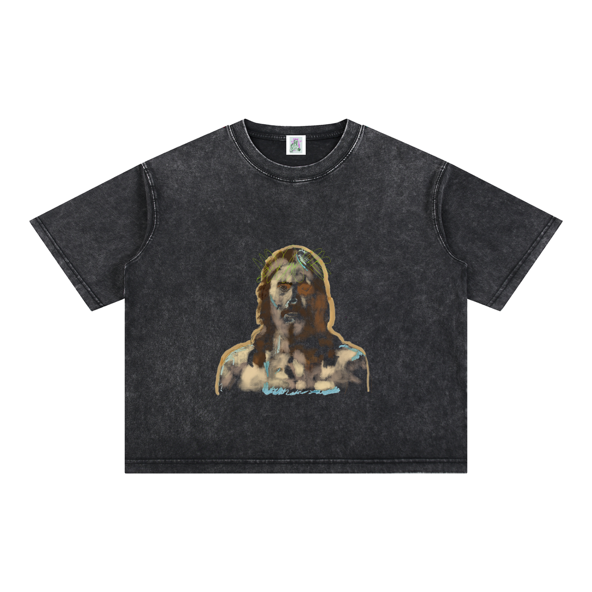 This. Guy. Mineral Wash Boxy Cotton T-Shirt
