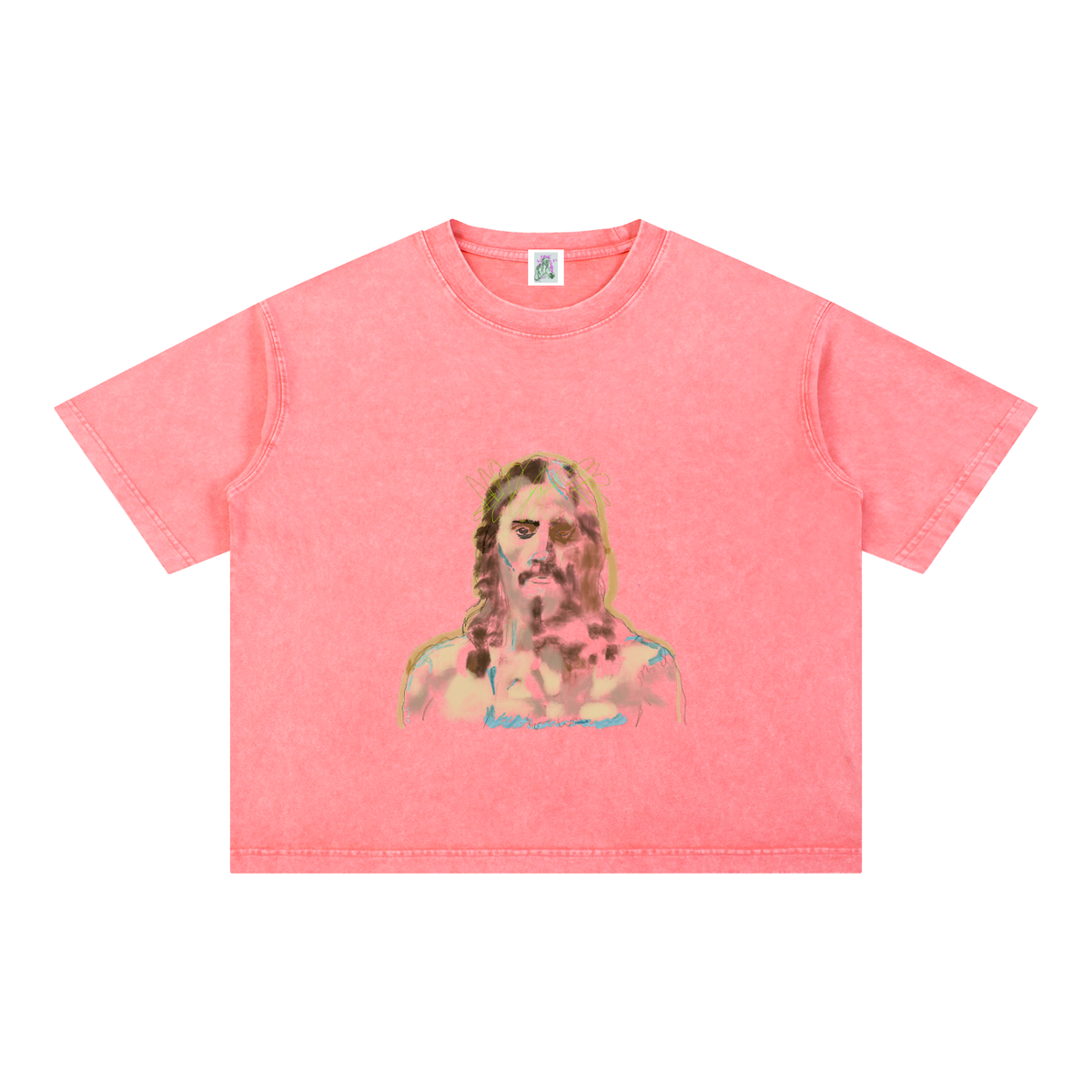 This. Guy. Mineral Wash Boxy Cotton T-Shirt