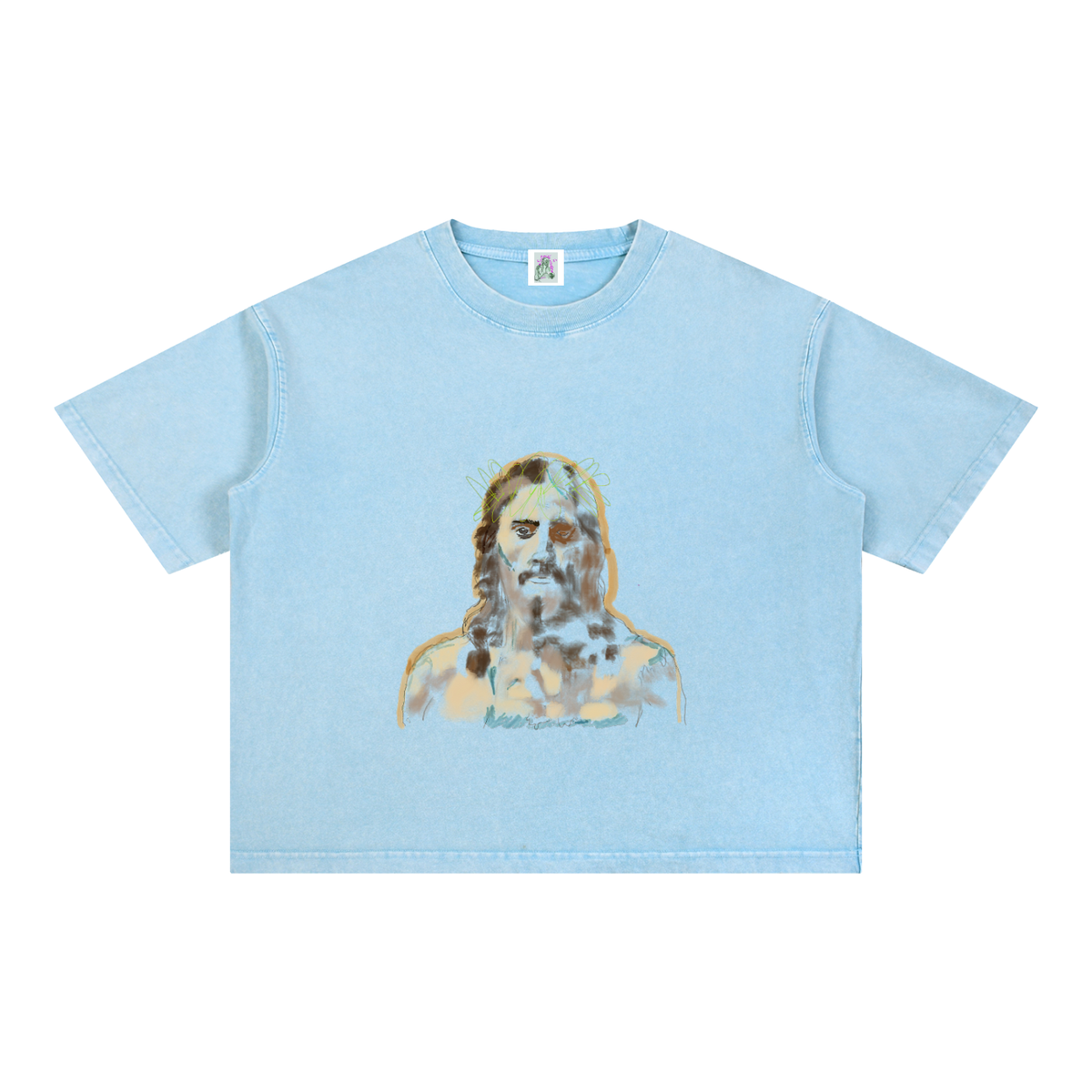 This. Guy. Mineral Wash Boxy Cotton T-Shirt