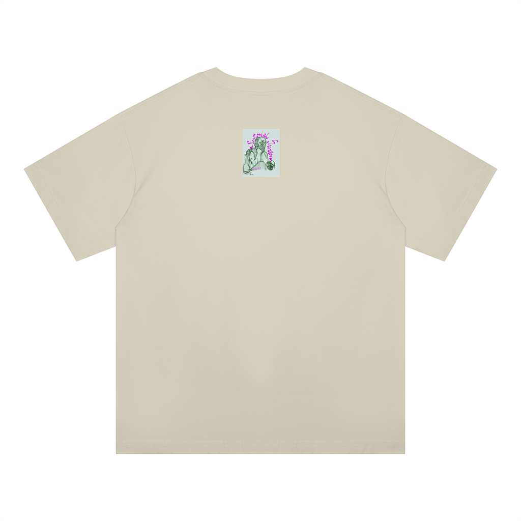 It Takes A Village Idiot Unisex Oversized Drop Shoulder T-Shirt