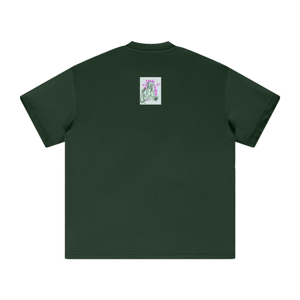 Giddy Up, Ubermensch! Heavyweight Earth Tone T-Shirt