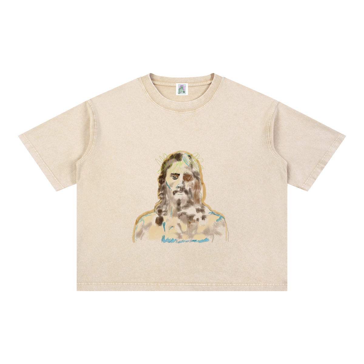 This. Guy. Mineral Wash Boxy Cotton T-Shirt