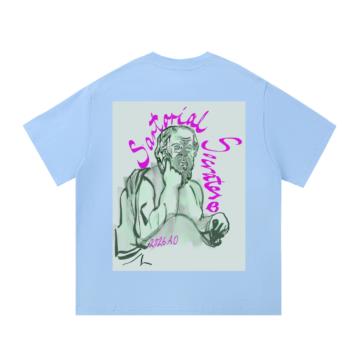 Sartorial Socrates Logo Essential Cotton T-Shirt