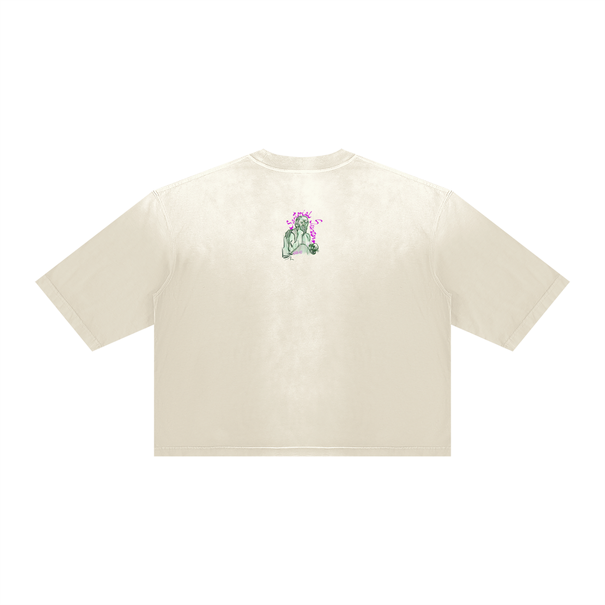 Live the Truth Unisex Vintage Wash Sunfade Boxy T-Shirt
