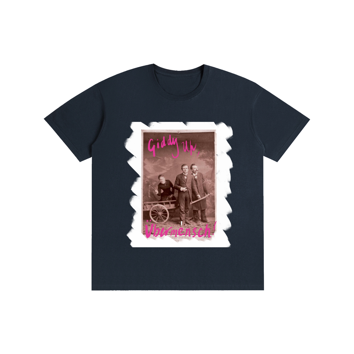Giddy Up, Unbermensch! Pure Cotton Unisex T-Shirt