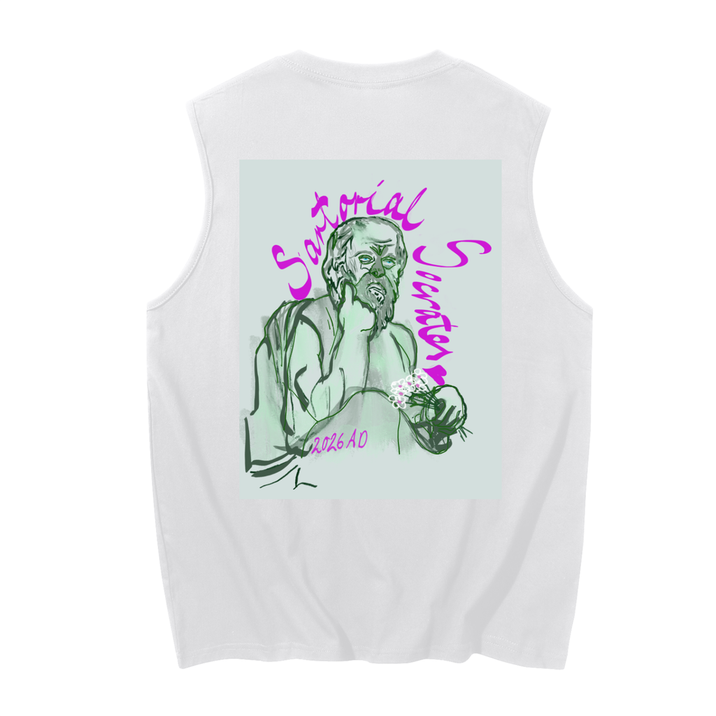 Mini Plato S S Men's Sleeveless Cotton Tank Top