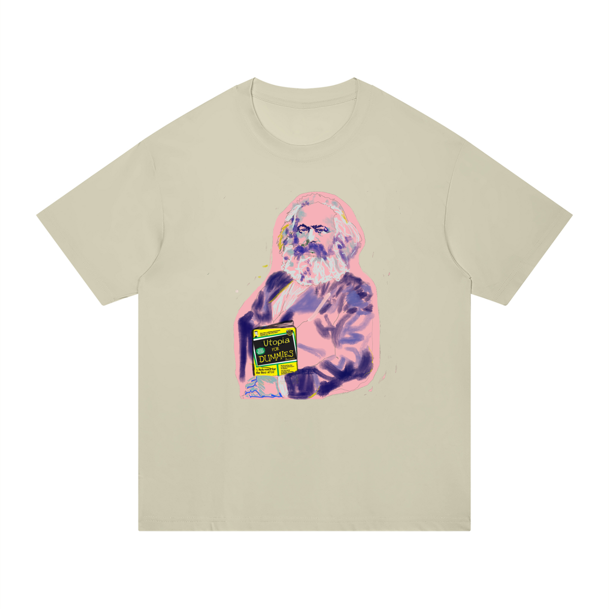 Utopia for Dummies Outline Unisex Regular Fit Cotton T-Shirt